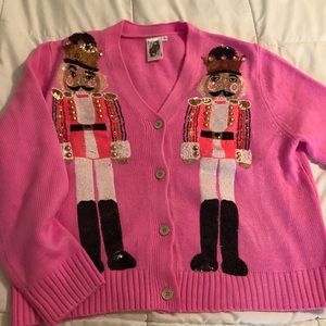 Queen of Sparkles Nutcracker sweater sz small